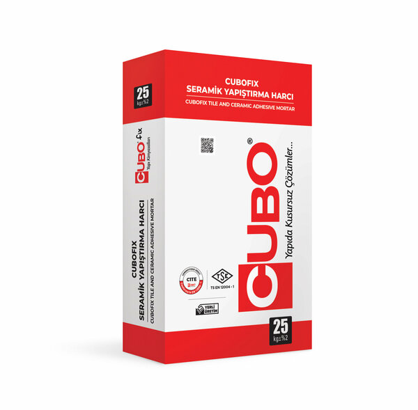 CUBOTHERM LY-1000 ISI YALITIM LEVHA YAPIŞTIRMA HARCI GRİ 25KG